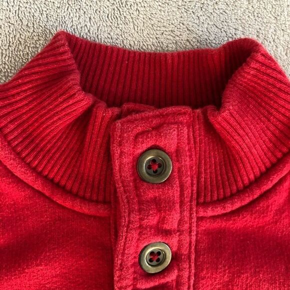 Baby Gap Mock Neck mid-Button Up Sweatshirt - Picture 3 of 12